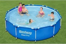 Piscina Bestway Steel Pro 3.5m + Filtro 