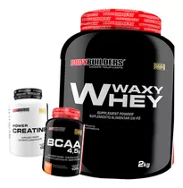 Kit Whey Protein 2kg + Bcaa + Creatina - Bodybuilders