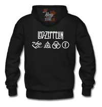 Poleron Cierre, Led Zeppelin, Bandas, Rock, Metal, Xxxl / Kingstore10