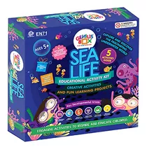 Kit Genius Box Sea Life Para Niños Pequeños | Kit De Activ