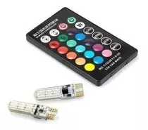 T10 Led Rgb Cola De Pez Pescado Control Remoto Auto - Moto