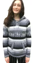 Shakiras Sweaters Pullover Con Capucha De Lana De Alpaca X12