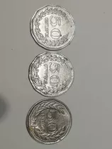 Monedas De 50 Centavos De Colombia 1970, 1972 Y 1974