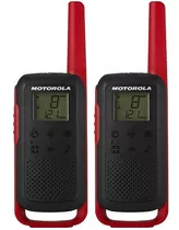 Walkie-talkie Motorola Talkabout T210 20 Milhas / 32 Km Bandas De Freqüência 22 Cor Preto/vermelho