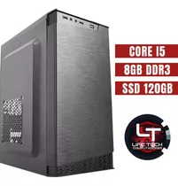 Computador Intel I5 Com 8gb De Ram Ssd 120gb Gabinete Padrão