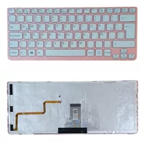 Teclado Netbook Sony Vaio Sve14 Sve14 111eg Color Rosa