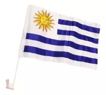 Banderas Uruguay Banderin Para Auto 0.30m X 0.45m K-ubo