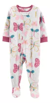 Pijama Carters 1 Pieza De Micropolar Con Pie Mariposas Ub