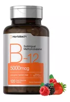 Metilcobalamina Vitamina B12 Sublingual 120 Tabletas Eg B71 Sabor Berry