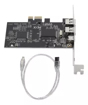 Placa Firewire Pcie 1x A 1394a, Elevador De 3 Portas, Design