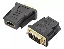 Adaptador Conversor Dvi 24 + 1 Macho A Hdmi Hembra 1080p Hd