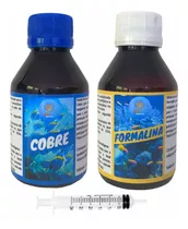 Kit Cobre Formalina P/ Peixe Marinho E Doce Quarentena