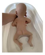 Bebê Reborn Sólido Silicone Pode Dar Banho Menina Doll Água