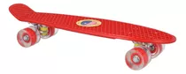 Penny Skate Longboard Patineta Para Niño Trucks De Aluminio Color Rojo