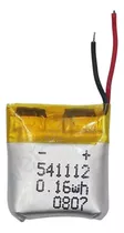 1 Peça 541112 3,7v  0.16wh 2 Fios Para  Fone T1c -