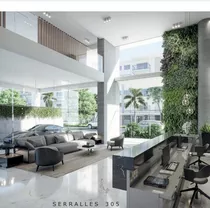 Vendo Apartamentos Nuevos De Una Habitación Mas Estudio Full En Construcción En Serralles, Entrega En El 2027, Torre De 20 Niveles, 