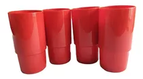 Pack 4 Vasos Plasticos Tupperware 