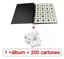 Álbum Para 200 Monedas + 200 Cartones 5x5 Envío Gratis