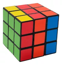 Cubo Mágico Clássico 5,3x5,3x5,3cm Quebra-cabeça Desafio Cor Da Estrutura Colorido