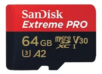 Memoria Sandisk Micro Sd 64gb Extreme Pro C10 170mb/90s Wri