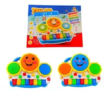 Pianinho Bebê Criança Musical Brinquedo Infantil Educativo Cor Colorido