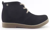 Bota De Gamuza Cuero Clasica Citadina Mara Dama Mujer Pshoes