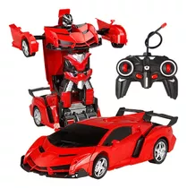 Modelo De Robô Rc Transformers Sem Fio Toy Racing Car