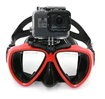 Máscara De Buceo Snorkel Para Go Pro