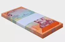 Fajo 100 Billetes  5 Soberanos Venezuela Nuevos 
