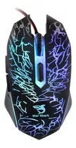 Mouse Gamer Profissional 3200 Dpi 6 Botões Usb Com Fio