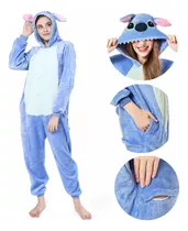 Kigurumi Pijama Mameluco Disfraz Stitch Cosplay