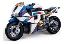 Motocicleta Moto Bmw Modelo S 1000 R, Compatible Lego