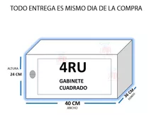 Gabinete De Pared 4ru Cuadrado Metalico