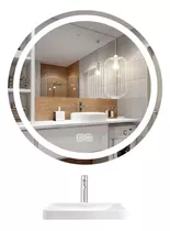 Espejo Con Luz Led Touch De Lujo Para Baños Anti Niebla 60cm
