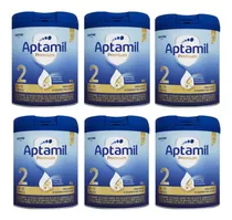 Kit C/6 Fórmula Infantil Danone Aptamil Premium 2  800g