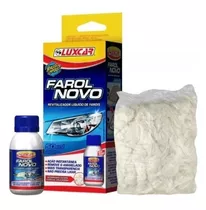 Limpador De Farol Novo Luxcar Renova Revitalizador + Estopa