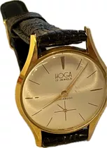 Reloj Antiguo Vintage  Hoga Oro 18k Unico,exclusivo .