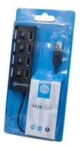 Hub Usb 2.0 4 Portas Com Led Indicador Hoopson Hub-004