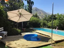 Arriendo Parcela Diaynoche Piscina Cajondelmaipo (acampar)