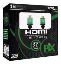 Cabo Hdmi 2.0 4k Ultrahd 19 018-1520, 15 Metros ¿ Pix