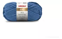 Fio Lã Âme Circulo 100g - Tricô E Crochê Cor 560 - Azul-celeste