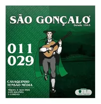 Kit 1 Encordoamento São Gonçalo Cavaco + Palheta Corda Extra