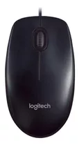 Mouse Com Fio Usb M90 Preto Logitech