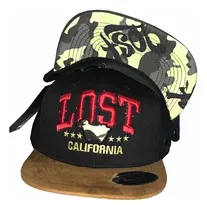 Boné Lost California Promoção Aba Reta Fitão Modelo Premium