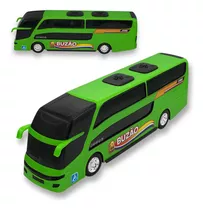 Mini Ônibus Brinquedo Infantil Criança Pequeno Carro - Verde