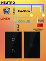 Apagador Escalera Inteligente Wifi 2-1 Boton Con/sin Neutro 