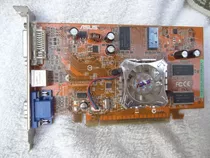 Placa Video Pci-e Asus Amd Ati X550 256mb Cooler C/ Ruido