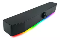 Caixa Som Soundbar Gamer Bluetooth Computador Pc Led Rgb 20w