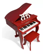 Piano Turbo Infantil 30k Teclas Turbinho Vermelho