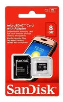 Tarjeta De Memoria 8gb Micro Sd Nuevo Sandisk